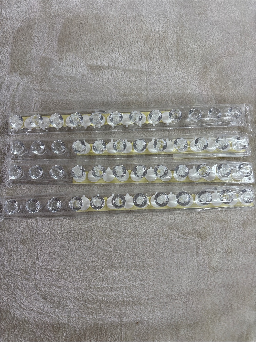 Acrylic wall jewelry organizer Set of 4